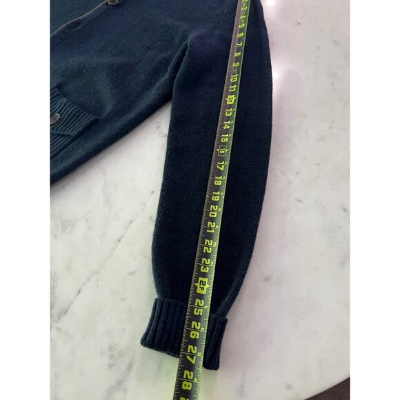 $3000 Fedeli Cashmere Cardigan with Castorino Fur Collar & Suede trim IT54 XL - Picture 11 of 12